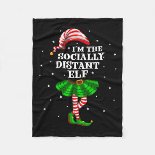 Couverture Polaire Groupe familial Je suis L'Elf Christma socialement