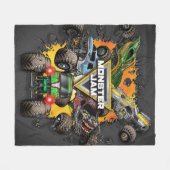 Couverture Polaire Groupe Monster Jam (Devant (Horizontal))