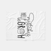 Couverture Polaire Growth Mindset Teacher Mistakes Help Us Grow Men W (Devant (Horizontal))