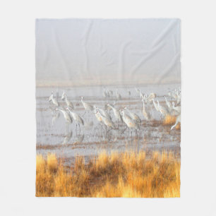 Couverture Polaire Grues de Sandhill