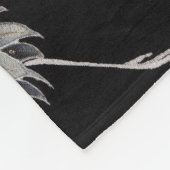 Couverture Polaire Grues volantes : Japonais Bird Kimono Art (Coin)