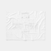 Couverture Polaire Grüessech Swiss Saying Grüezi Schweiz  (Devant (Horizontal))