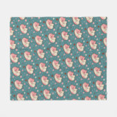 COUVERTURE POLAIRE GRUMPY CAT PIXEL ART MOTIF DESIGN BABY BLANKET (Devant (Horizontal))