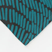 Couverture Polaire Grunge Abstrait : Conception Motif transparente. (Coin)
