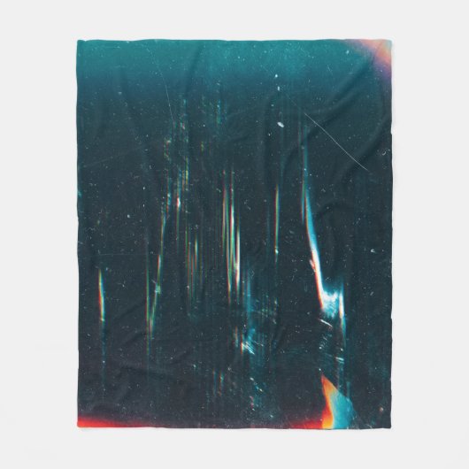 Couverture Polaire Grunge arrière - plan abstrait. Écran endommagé. O (Devant)