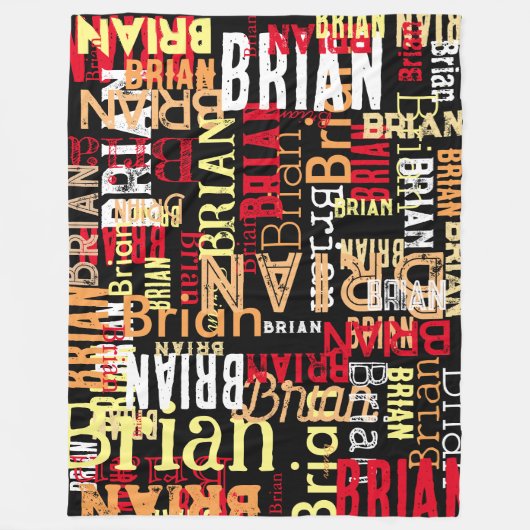 Couverture Polaire Grunge Distressed Agitée Typographie Cool Moderne (Devant)