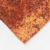 Couverture Polaire Grunge rouillé texture métallique, rouille et fini (Coin)