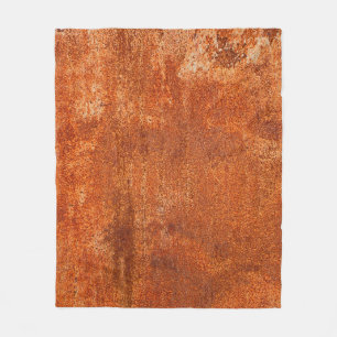 Couverture Polaire Grunge texture métal rouillé. Corrosion rouillé