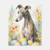 Couverture Polaire Gryhound aux oeufs de Pâques (Devant)