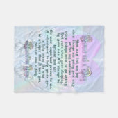 Couverture Polaire Guardian Angel Poem Blanket (Devant (Horizontal))