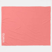 Couverture Polaire Guava pink color name (Devant (Horizontal))
