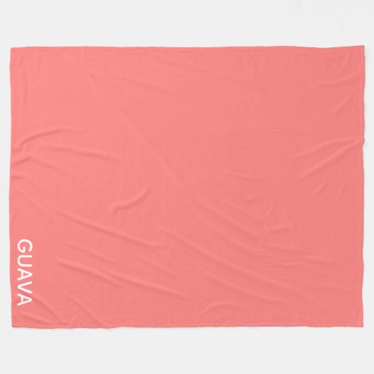 Couverture Polaire Guava pink color name (Devant (Horizontal))
