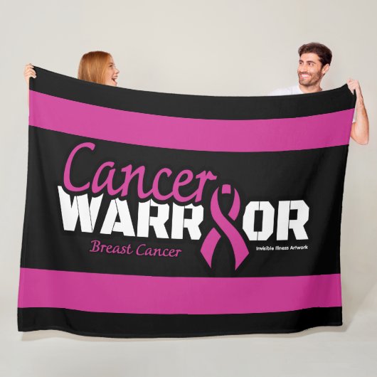 Couverture Polaire Guerrier...Cancer du sein (En situation)