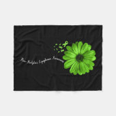 Couverture Polaire Guerrier de sensibilisation au lymphome de non-hod (Devant (Horizontal))