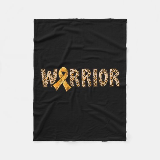 Couverture Polaire Guerrier de sensibilisation Crps Orange Empreinte (Devant)