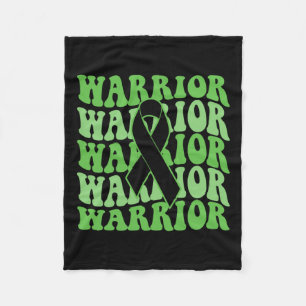Couverture Polaire Guerrier du cancer des voies biliaires Ruban vert