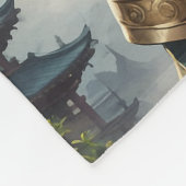 Couverture Polaire Guerrier épique de chat blindé (Coin)