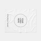 Couverture Polaire Guest House Hotel Hostel Logo Moderne Design Simpl (Devant (Horizontal))