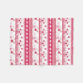 Couverture Polaire Guide Chien Conte Berger Allemand Motif - Rouge - (Devant (Horizontal))