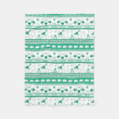 Couverture Polaire Guide Chien Tale Labs Motif - Vert - (Devant)