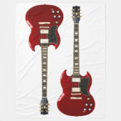 COUVERTURE POLAIRE GUIDES ROCK ROUGE (Devant)