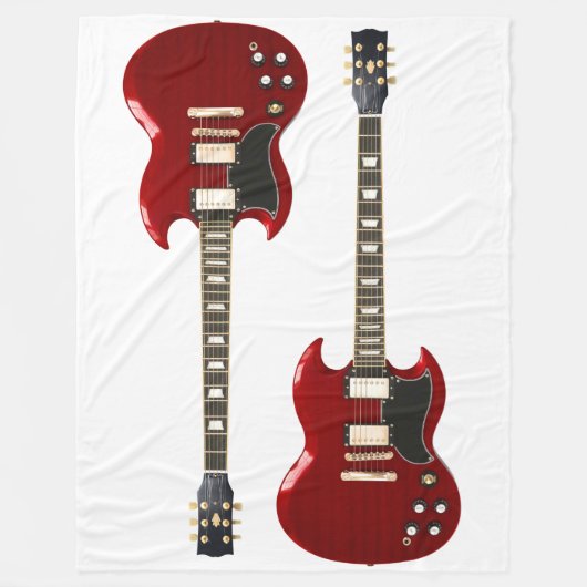 COUVERTURE POLAIRE GUIDES ROCK ROUGE (Devant)