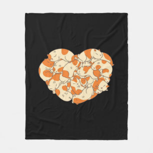 Couverture Polaire Guinée Coeur de porc   Bébé mignon guinéen cochon