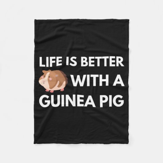 Couverture Polaire Guinéen Pig Lover (Devant)