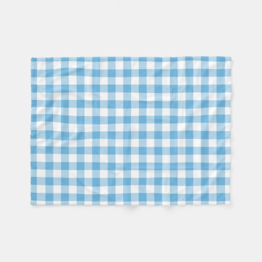 Couverture Polaire Guingan bleu (Devant (Horizontal))