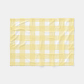 Couverture Polaire Guingan jaune (Devant (Horizontal))