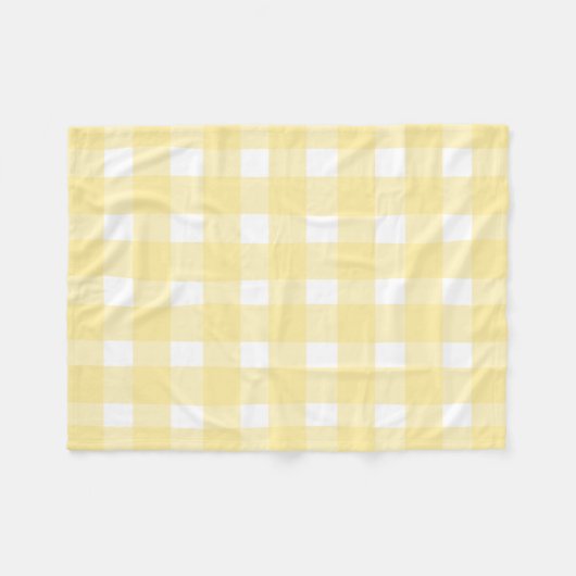 Couverture Polaire Guingan jaune (Devant (Horizontal))