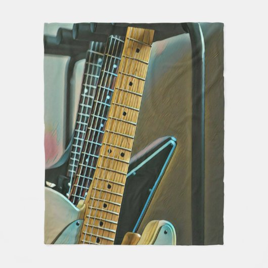 Couverture Polaire guitar gift for fathers day (Devant)