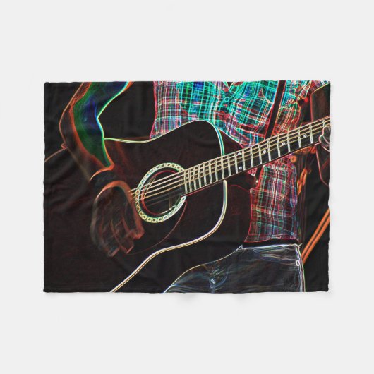 Couverture Polaire Guitare 1 fba (Devant (Horizontal))