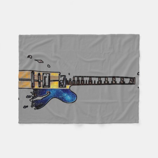 Couverture Polaire Guitare 4 fbcna (Devant (Horizontal))