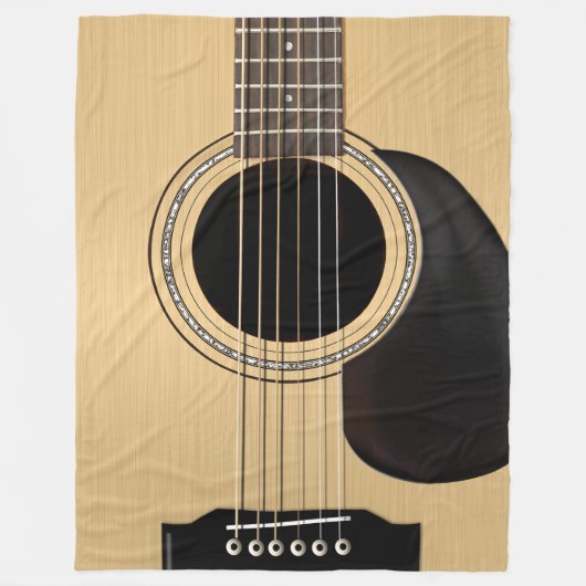 Couverture Polaire Guitare acoustique classique (Devant)