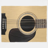 Couverture Polaire Guitare acoustique classique (Devant (Horizontal))