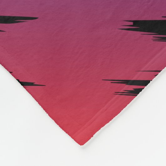 Couverture Polaire Guitare colorée (Coin)