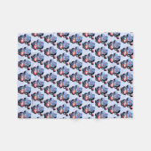 Couverture Polaire Guitare de coeur de métalphant (multiimage) (Devant (Horizontal))