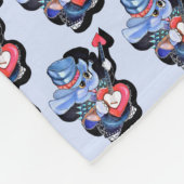 Couverture Polaire Guitare de coeur de métalphant (multiimage) (Coin)