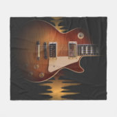 Couverture Polaire Guitare électrique à ondes sonores (Devant (Horizontal))