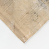 Couverture Polaire Guitare vintage (Coin)