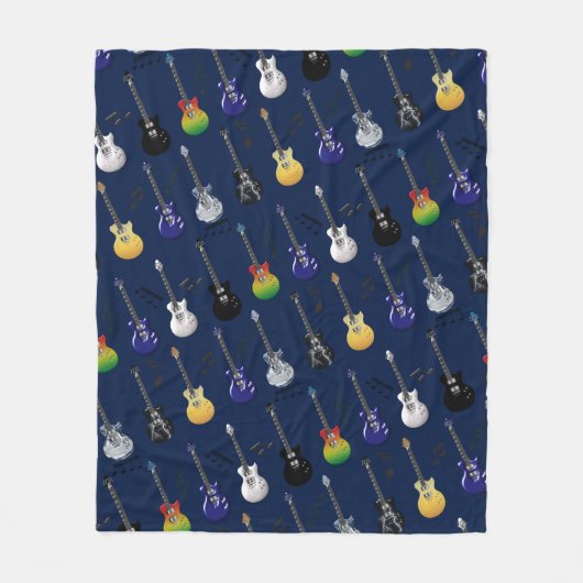 Couverture Polaire Guitares électriques (Devant)
