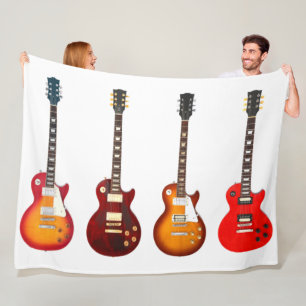COUVERTURE POLAIRE GUITARS ÉLECTRIQUES ICONIQUES