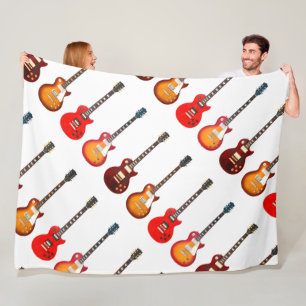 COUVERTURE POLAIRE GUITARS ÉLECTRIQUES ICONIQUES