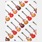 COUVERTURE POLAIRE GUITARS ÉLECTRIQUES ICONIQUES (Devant)