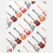 COUVERTURE POLAIRE GUITARS ÉLECTRIQUES ICONIQUES (Devant)