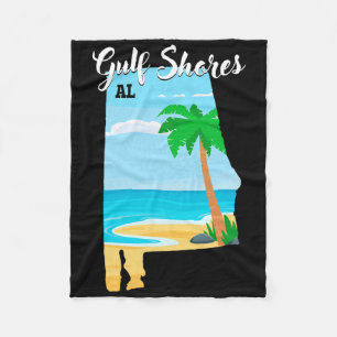Couverture Polaire Gulf Shores Al Vintage Orange Beach Alabyma Voyage