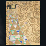 Couverture Polaire Gustav Klimt - Attente, Stoclet Frieze<br><div class="desc">L'Arbre de Vie, Frise Stoclet, Attente - Gustav Klimt, Carton, 1909</div>