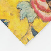 Couverture Polaire Gustav Klimt - Dame avec ventilateur (Coin)