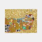 Couverture Polaire Gustav Klimt Exécution Nouveau Couple (Devant (Horizontal))